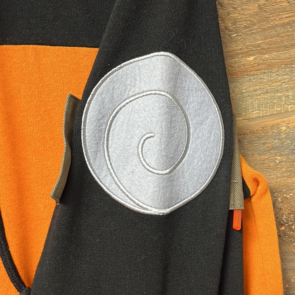 Naruto Ripple Junction Embroidered Pullover Hoodie Small Hot Topic - Picture 6 of 10